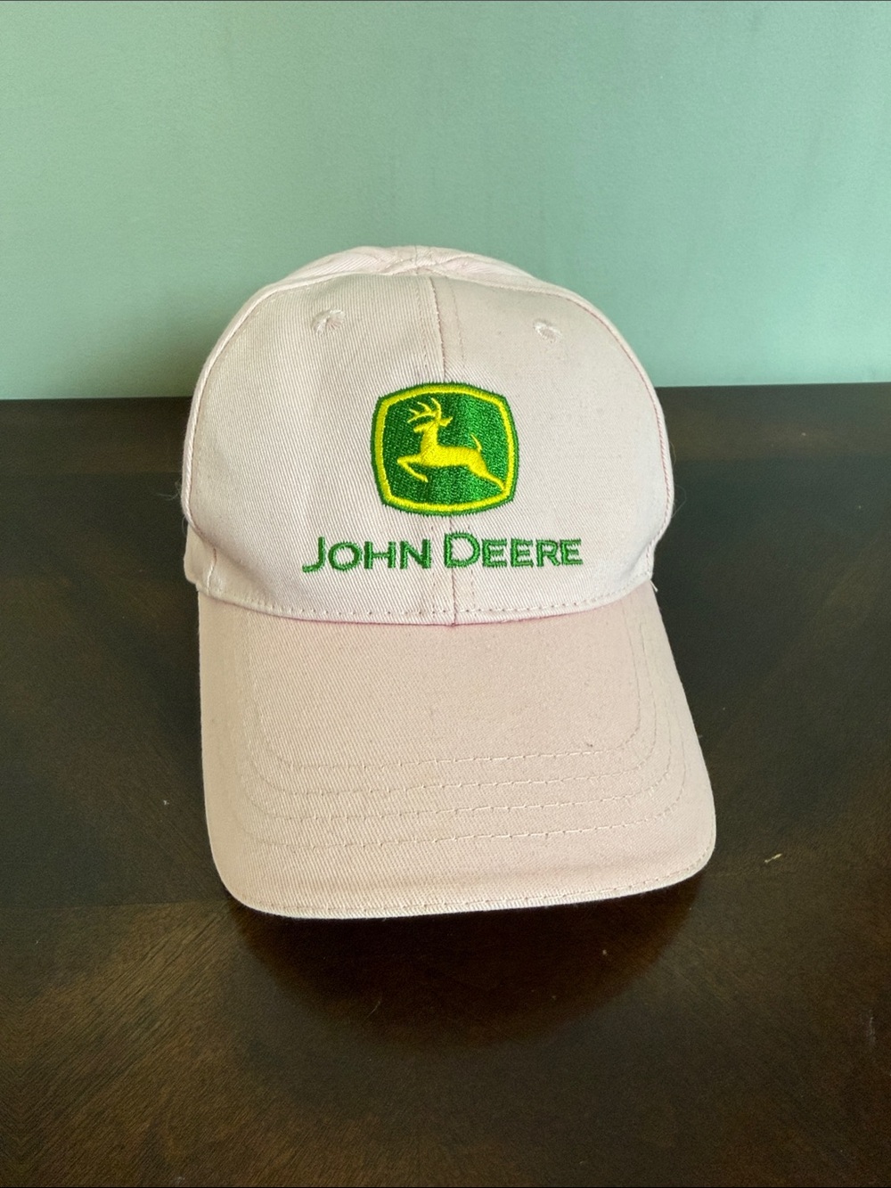 Pink John Deere toddler/kids hat. Like new. Never worn!
